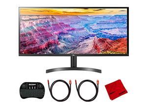 LG 34WL600-B 34 inch UltraWide IPS FreeSync LED Monitor 2560 x 1080 21:9 Bundle with Deco Gear 2.4GHz Wireless Backlit Keyboard, 2X 6FT Universal 4K HDMI 2.0 Cable and Cleaning Cloth (E2LG34WL600B) LG 34WL600-B 34 inch UltraWide IPS FreeSync LED Monitor 2560 x 1080 21:9 Bundle with Deco Gear 2.4GHz Wireless Backlit Keyboard, 2X 6FT Universal 4K HDMI 2.0 Cable and Cleaning Cloth (E2LG34WL600B)