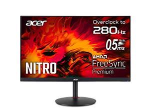 Acer Nitro XV252Q Zbmiiprx 24.5" Full HD (1920 x 1080) IPS Zero-Frame FreeSync Premium Gaming Monitor, DisplayHDR400, 99% sRGB, Up to 280Hz, Up to 0.5ms (Display Port and 2 x HDMI 2 (XV252QZbmiiprx) Acer Nitro XV252Q Zbmiiprx 24.5" Full HD (1920 x 1080) IPS Zero-Frame FreeSync Premium Gaming Monitor, DisplayHDR400, 99% sRGB, Up to 280Hz, Up to 0.5ms (Display Port and 2 x HDMI 2 (XV252QZbmiiprx)