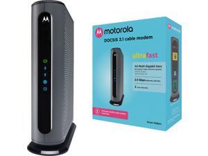 Motorola - 32 x 8 DOCSIS 3.1 Cable Modem with 2.5 GB Ethernet - Black (MB8611-10) Motorola - 32 x 8 DOCSIS 3.1 Cable Modem with 2.5 GB Ethernet - Black (MB8611-10)