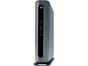 Motorola - Dual-Band Wireless-AC Router with DOCSIS 3.0 Cable Modem - Black (MG7700)