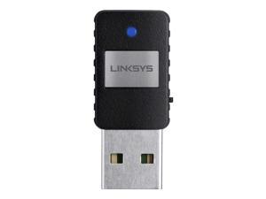 Linksys - AC Dual-Band USB Adapter - Black (AE6000)