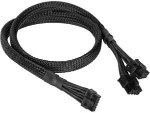 CORSAIR - 12-Pin GPU Power Cable, Sleeved - Black (CP-8920274)