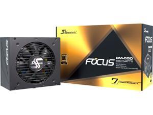 Seasonic - FOCUS GM-550, 550W 80+ Gold PSU, Semi-Modular, Fits ATX Systems, Fan Control in Silent and Cooling Mode, 7 Yr Warranty - Black (FOCUSGM-550) Seasonic - FOCUS GM-550, 550W 80+ Gold PSU, Semi-Modular, Fits ATX Systems, Fan Control in Silent and Cooling Mode, 7 Yr Warranty - Black (FOCUSGM-550)
