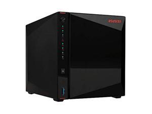 Asustor AS5304T - 4 Bay NAS, 1.5GHz Quad-Core, 2 2.5GbE Port, 4GB RAM DDR4, Gaming Network Attached Storage, Personal Private Cloud (Diskless) (AS5304T)