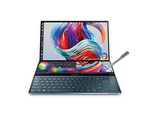 ASUS ZenBook Pro Duo UX581 Laptop, 15.6? 4K UHD NanoEdge Touch Display, Intel Core i7-10750H, 16GB RAM, 1TB PCIe SSD, GeForce RTX 2060, ScreenPad Plus, Windows 10 Pro, Celestial Blue, (UX581LV-XS74T) ASUS ZenBook Pro Duo UX581 Laptop, 15.6? 4K UHD NanoEdge Touch Display, Intel Core i7-10750H, 16GB RAM, 1TB PCIe SSD, GeForce RTX 2060, ScreenPad Plus, Windows 10 Pro, Celestial Blue, (UX581LV-XS74T)