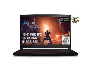 MSI GF63 Thin 2021 Flagship 15 Gaming Laptop 15.6" FHD IPS Display 10th Gen Intel Quad-Core i5-10300H (Beats i7-8750H) 16GB RAM 512GB SSD GeForce GTX 1650 4GB Backlit Win10 Black + iCarp HDMI Cable MSI GF63 Thin 2021 Flagship 15 Gaming Laptop 15.6" FHD IPS Display 10th Gen Intel Quad-Core i5-10300H (Beats i7-8750H) 16GB RAM 512GB SSD GeForce GTX 1650 4GB Backlit Win10 Black + iCarp HDMI Cable