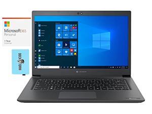 Toshiba Dynabook Tecra A40-G School and Business Laptop (Intel Celeron 5205U 2-Core, 8GB RAM, 128GB PCIe SSD, Intel UHD, 14.0" Full HD (1920x1080), WiFi, Win 10 Pro) with MS 365 Personal, Hub