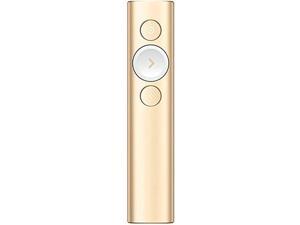 Logitech Spotlight Presentation Remote - Advanced Digital Highlighting with Bluetooth, Universal Presenter Clicker, 30M Range and Quick Charging - Gold (Non-Retail Packaging)