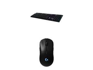 Logitech G915 Wireless Mechanical Gaming Keyboard (Linear)  and  G Pro Wireless Gaming Mouse with Esports Grade Performance