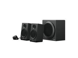 Logitech Z333 2.1 Speakers - Easy-access Volume Control, Headphone Jack - PC, Mobile Device, TV, DVD/Blueray Player, and Game Console Compatible (980-001203)