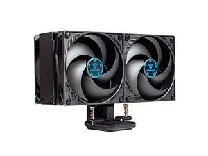 IceGiant ProSiphon Elite CPU Cooler for Intel AMD Desktop Processors Compatible with Intel LGA 115x, 1366, 1200, 2011/2066, AMD Ryzen AM4, sTRX4, TR4 (PE-240-BLA)