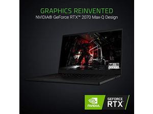 Razer Blade 15 Gaming Laptop: Intel Core i7-8750H 6 Core, NVIDIA GeForce RTX 2070 Max-Q | 15.6" FHD 144Hz | 16GB RAM | 512GB SSD, CNC Aluminum, Chroma RGB Lighting, Thunderbolt 3 (RZ09-02887E92-R3U1)