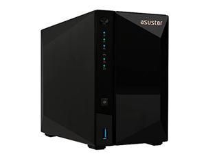 Asustor Drivestor 2 Pro AS3302T - 2 Bay NAS, 1.4GHz Quad Core, 2.5GbE Port, 2GB RAM DDR4, Network Attached Storage (Diskless) (90IX01I0-BW3S00)