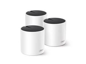 TP-Link Deco AX3000 WiFi 6 Mesh System(Deco X55) - Covers up to 6500 Sq.Ft., Replaces Wireless Router and Extender, 3 Gigabit ports per unit, supports Ethernet Backhaul (3-pack) (DecoX55(3-pack))