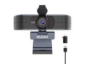 4K AutoFocus Webcam with Dual Stereo Microphone and Privacy Cover, NexiGo N690 Pro USB A  and  C Web Camera with Sony Sensor, for Zoom Skype Teams, Laptop MAC PC Desktop