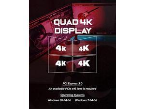 VisionTek Radeon RX 560 4GB GDDR5 4M 4K Graphics Card, 4 Mini DisplayPort, 7.1 Surround Sound, PCI Express, Low-Profile GPU, ATX  and  SFF (901278) (RX560)