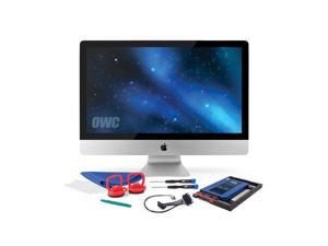 OWC 240GB SSD Upgrade Bundle for 2011 iMacs, OWC 240GB Mercury Extreme Pro 6G SSD, AdaptaDrive 2.5" to 3.5" Drive Converter Bracket, in-line Digital Thermal Sensor Cable, Installation T (KITIM11HP240)