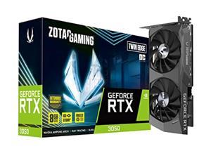 ZOTAC Gaming GeForce RTX 3050 Twin Edge OC 8GB GDDR6 128-bit 14 Gbps PCIE 4.0 Gaming Graphics Card, IceStorm 2.0 Advanced Cooling, Freeze Fan Stop, Active Fan Control, ZT-A30500H-10M (ZT-A30500H-10M)
