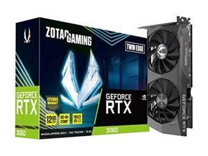 ZOTAC Gaming GeForce RTX 3060 Twin Edge 12GB GDDR6 192-bit 15 Gbps PCIE 4.0 Gaming Graphics Card, IceStorm 2.0 Cooling, Active Fan Control, Freeze Fan Stop, ZT-A30600E-10M (ZT-A30600E-10M)