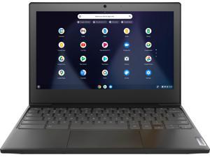 Lenovo - Chromebook 3 11.6" HD Laptop - Celeron N4020 - 4GB Memory - 64GB eMMC - Onyx Black (82BA001FUS)