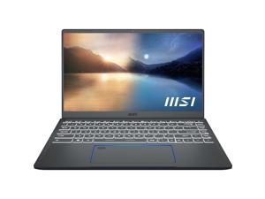MSI  Prestige 14 14 Laptop  Intel Core i7  16 GB Memory  NVIDIA GeForce GTX 1650  512 GB SSD  Carbon Gray PRE1412007
