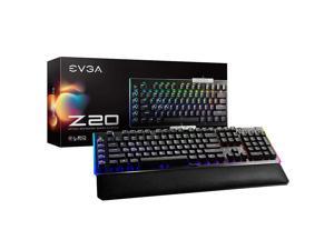EVGA - Z20 Full-size Wired RGB Mechanical Gaming with Optical mechanic switches Keyboard (Linear) (811-W1-20US-KR)