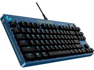 Logitech - G PRO TKL Wired Mechanical GX Brown Tactile Switch Gaming Keyboard with RGB Backlighting - League of Legends, Blue (920-010533)
