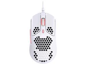 HyperX - Pulsefire Haste Wired Optical Gaming Mouse with RGB Lighting - White and pink