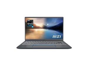 MSI Prestige 14 Evo Professional Laptop 14 FHD UltraThin Bezel Display Intel Core i71185G7 Intel Iris Xe 16GB RAM 512GB NVMe SSD Thunderbolt 4 Win10 Home Intel Evo Carbo Prestige14EVO629