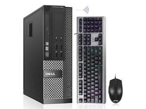 Dell Fast Gaming PC Optiplex 9020 SFF Win 10 Pro Intel Core i5 GeForce GT  730 4GB Desktop with a NEW 19 Monitor (used) 