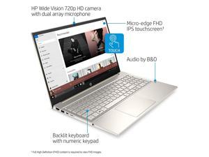 Latest HP Pavilion 15 Laptop  156 IPS FHD Touchscreen  Intel 4Core i51135G7  Iris Xe Graphics  16GB DDR4 512GB NVMe SSD  WiFi6  BT  TypeC  HDMI  Webcam  Backlit KB  Wind HP15EG0050