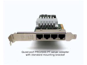 Intel EXPI9404PTLBLK PRO/1000 PT 4-Port Low Profile PCI-E Server Adapter, Bulk
