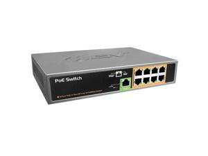 BV-Tech 9 Port PoE+ Switch (8 PoE+ Ports | 1 Uplink Port) – 120W – 802.3af/at BV-Tech 9 Port PoE+ Switch (8 PoE+ Ports | 1 Uplink Port) – 120W – 802.3af/at