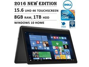 2016 DELL Inspiron i7568 Flagship High Performance 2-in-1 15.6" 4K Ultra HD Touchscreen Convertible Laptop PC, Intel Core i7-6500U Processor, 8GB RAM, 1TB HDD, Backlit Keyboard, Windows 10 2016 DELL Inspiron i7568 Flagship High Performance 2-in-1 15.6" 4K Ultra HD Touchscreen Convertible Laptop PC, Intel Core i7-6500U Processor, 8GB RAM, 1TB HDD, Backlit Keyboard, Windows 10