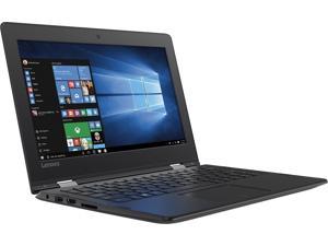 Lenovo - Flex 4 1130 2-In-1 80U30001us 11.6" Touch-Screen Laptop - Intel Celeron - 2Gb Memory - 64Gb Emmc Flash Memory - Black