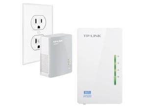 TP-Link AV500 2-Port Powerline Gigabit Wi-Fi Adapter Kit, 2-Kit (TL-WPA4220 KIT) (Renewed)