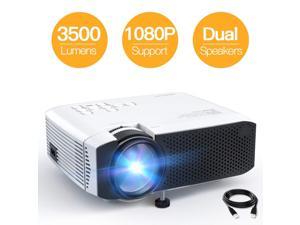 Apeman LC350 LCD 1080P Home Theater Projector , Dual Speakers,Eyes Protection, Multiple Connection.