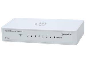 Manhattan 8-Port Gigabit Ethernet Switch (560705) Manhattan 8-Port Gigabit Ethernet Switch (560705)