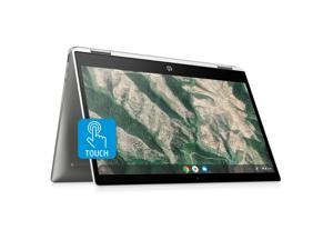 HP Chromebook X360 14-Inch HD Touchscreen Laptop, Intel Celeron N4000, 4 GB RAM, 32 GB eMMC, Chrome (14b-ca0010nr, Ceramic White/Mineral Silver)