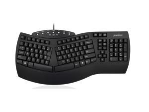 Perixx PERIBOARD-512 Ergonomic Split Keyboard - Natural Ergonomic Design - Black - Bulky Size 19.09"x9.29"x1.73" Perixx PERIBOARD-512 Ergonomic Split Keyboard - Natural Ergonomic Design - Black - Bulky Size 19.09"x9.29"x1.73"