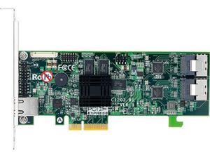 Areca 1203-8i 8-Port PCIe x4 to SATA RAID Adapter with miniSAS to miniSAS Cable Areca 1203-8i 8-Port PCIe x4 to SATA RAID Adapter with miniSAS to miniSAS Cable