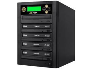 Acumen Disc 1 to 4 Target Discs DVD CD Duplicator Machine with Asus Writers Burners Drives (Standalone Audio Video Copy Duplication Device Unit)