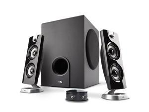 Cyber Acoustics CA-3602FFP 2.1 Speaker Sound System with Subwoofer and Control Pod - Great for Music, Movies, Multimedia Pcs, Macs, Laptops and Gaming Systems Cyber Acoustics CA-3602FFP 2.1 Speaker Sound System with Subwoofer and Control Pod - Great for Music, Movies, Multimedia Pcs, Macs, Laptops and Gaming Systems