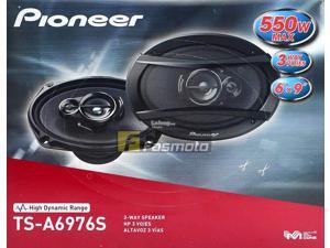 Pioneer TS-A6976S A Series 6" X 9" 550 Watts Max 3-Way Car Speakers Pair with Carbon and Mica Reinforced Injection Molded Polypropylene (IMPP) Cone Construction