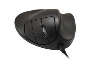 Hippus L2UB-LC Wireless Light Click HandShoe Mouse (Right Hand, Large, Black)