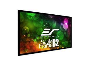 Elite Screens Sable Frame B2, 135-INCH Diag. 16:9, Active 3D 4K / 8K Ultra HD Fixed Frame Home Theater Projection Projector Screen with Kit, SB135WH2