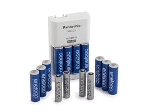Panasonic K-KJ17MZ104A eneloop Power Pack; 10AA, 4AAA, and Advanced Battery Charger (battery color may vary) Panasonic K-KJ17MZ104A eneloop Power Pack; 10AA, 4AAA, and Advanced Battery Charger (battery color may vary)