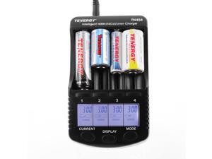 Tenergy TN456 Intelligent Universal Battery Charger with 4 Slots, LCD Display, USB Output, Power Adapter, Rechargeable Battery Charger for Li-ion/NiMH/NiCD Rechargeable Batteries Tenergy TN456 Intelligent Universal Battery Charger with 4 Slots, LCD Display, USB Output, Power Adapter, Rechargeable Battery Charger for Li-ion/NiMH/NiCD Rechargeable Batteries