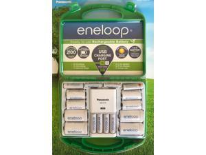 Eneloop Rechargeable Battery Set AA AAA C D Adapters Case + BQ-CC75 Charger Eneloop Rechargeable Battery Set AA AAA C D Adapters Case + BQ-CC75 Charger