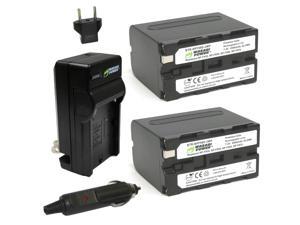 Wasabi Power Battery (2-Pack) and Charger for Sony NP-F975, NP-F970, NP-F960, NP-F950 Wasabi Power Battery (2-Pack) and Charger for Sony NP-F975, NP-F970, NP-F960, NP-F950